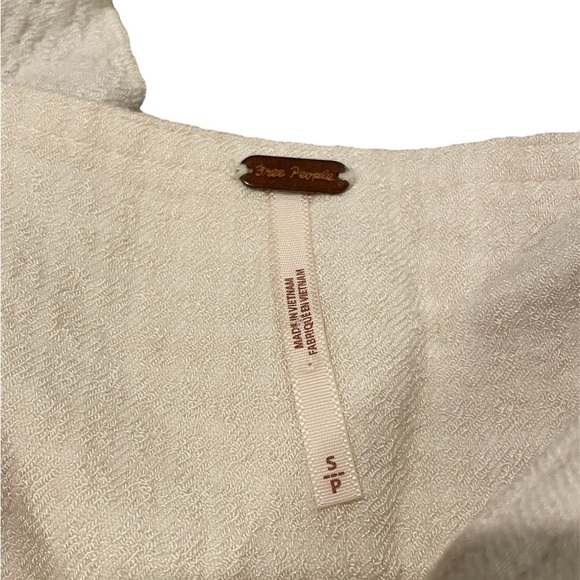 FREE PEOPLE square neck ruffle long sleeve - Picture 4 of 7